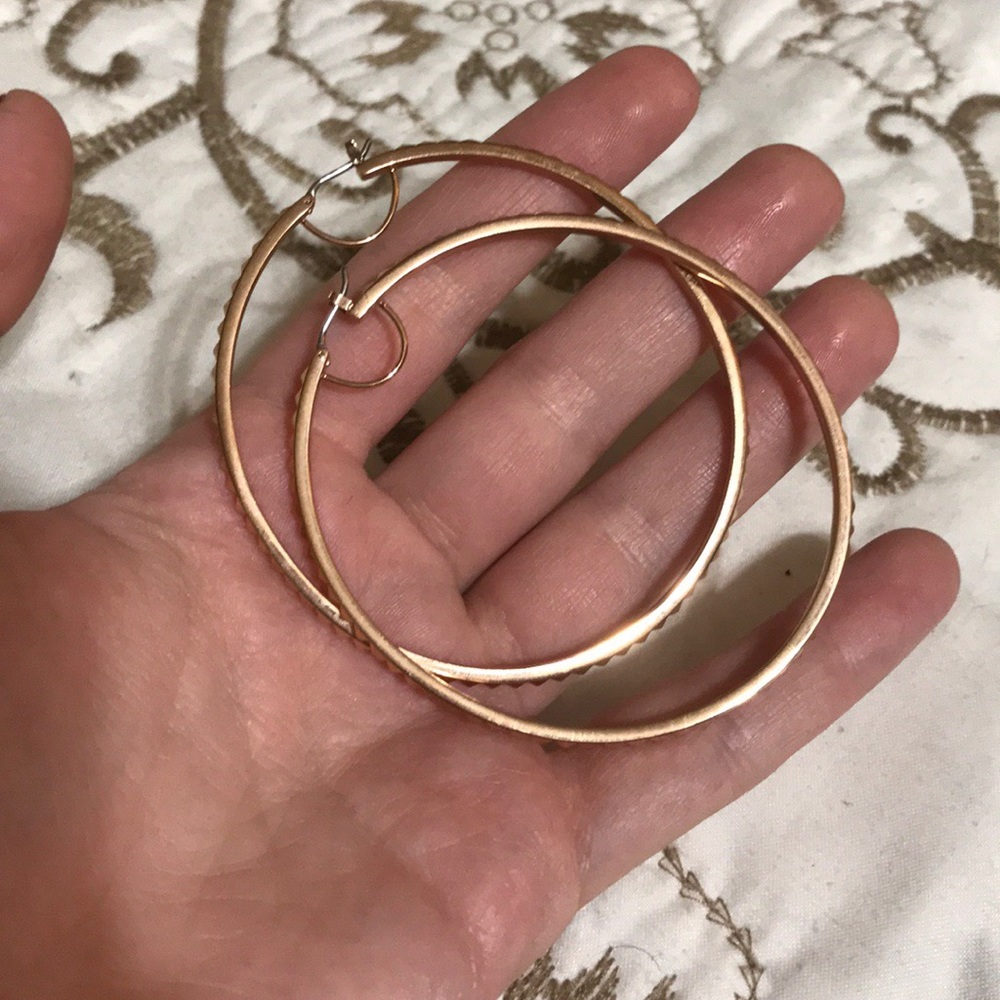 Henri Bendel hoop earrings